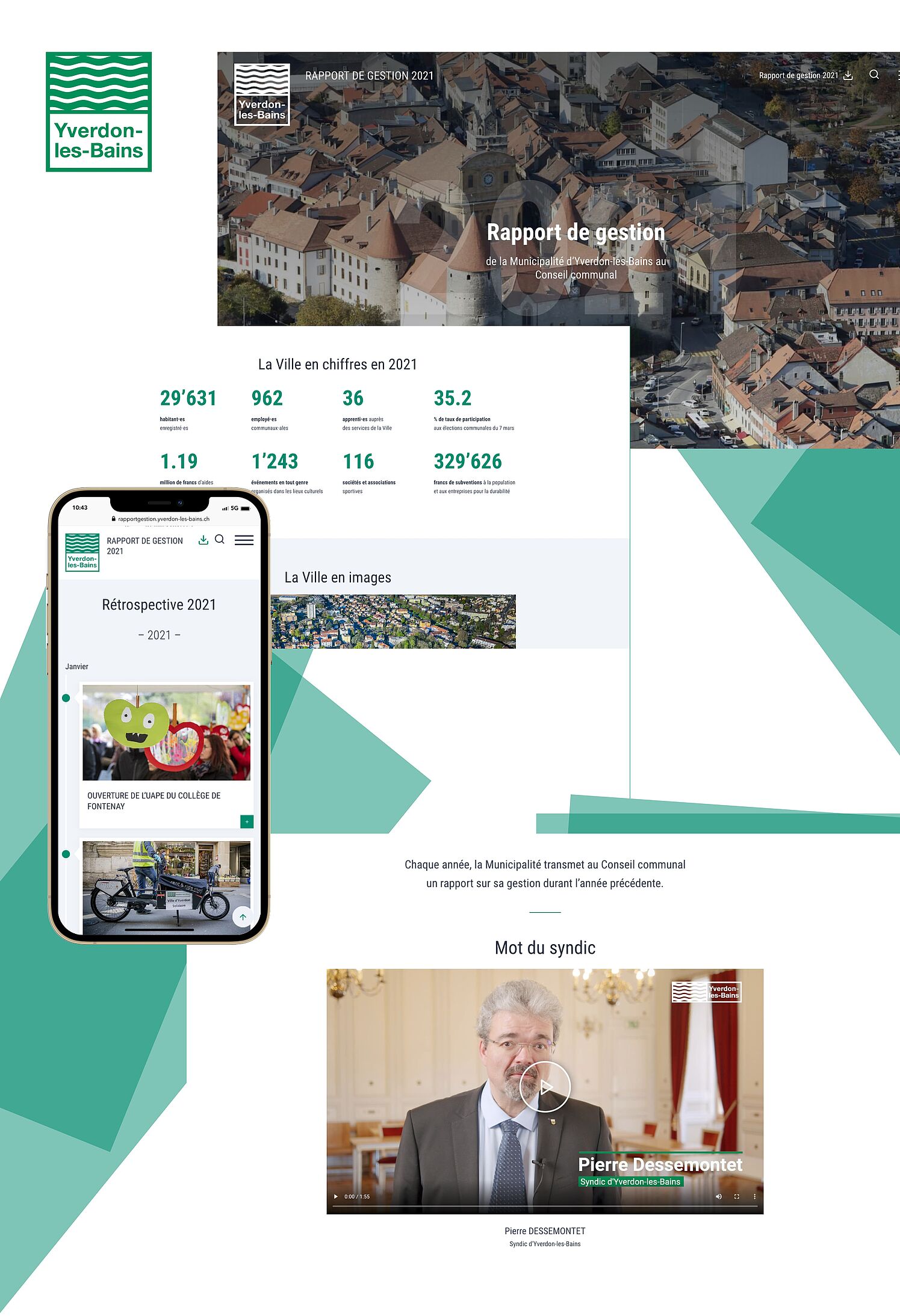 Rapport annuel Yverdon-les-Bains - WNG Agence Digitale