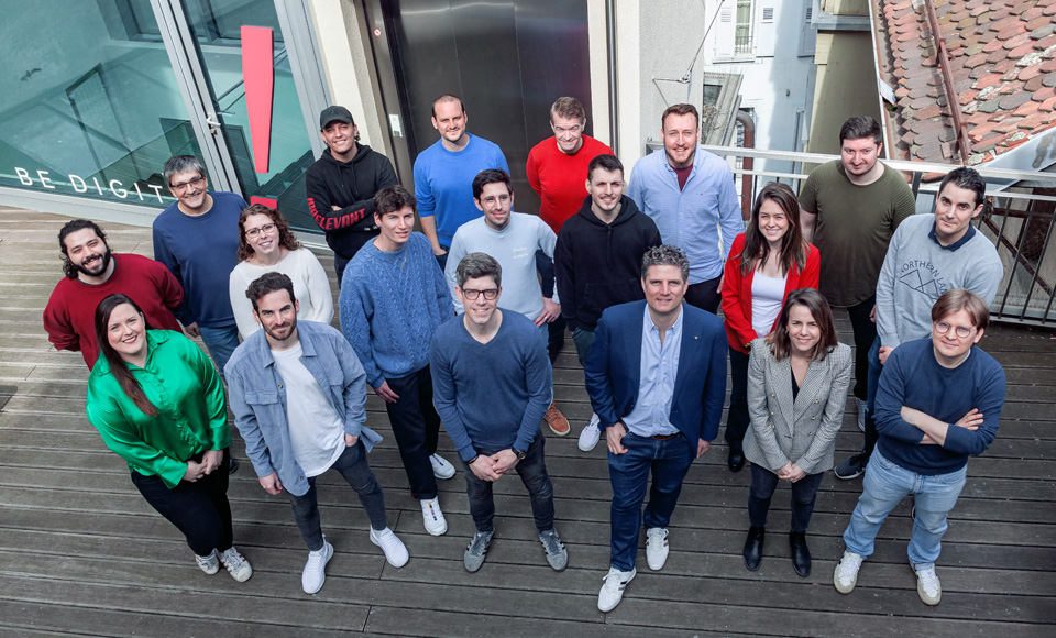 portrait of the WNG web agency team on our terrace