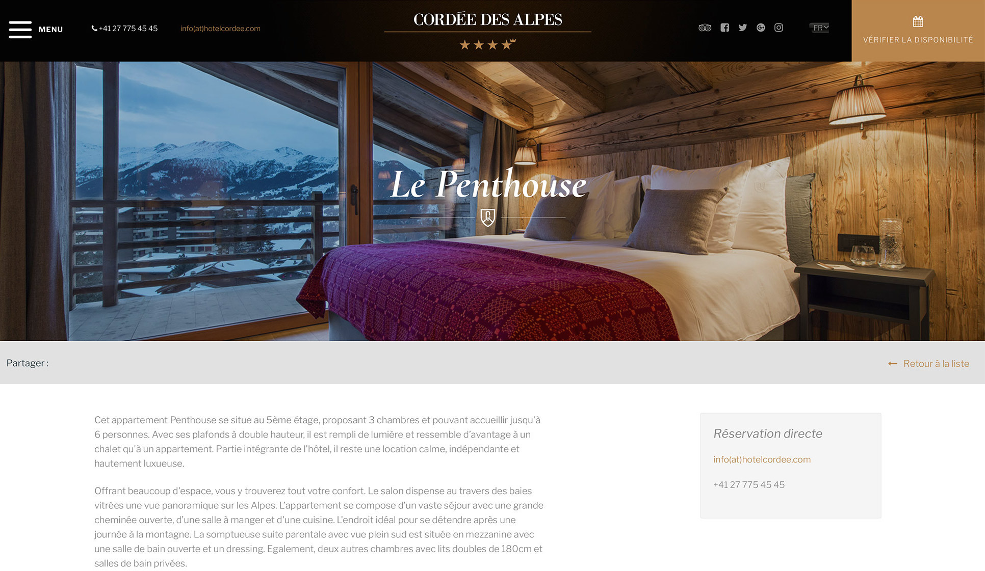 Hôtel La Cordée des Alpes WNG Agence digitale
