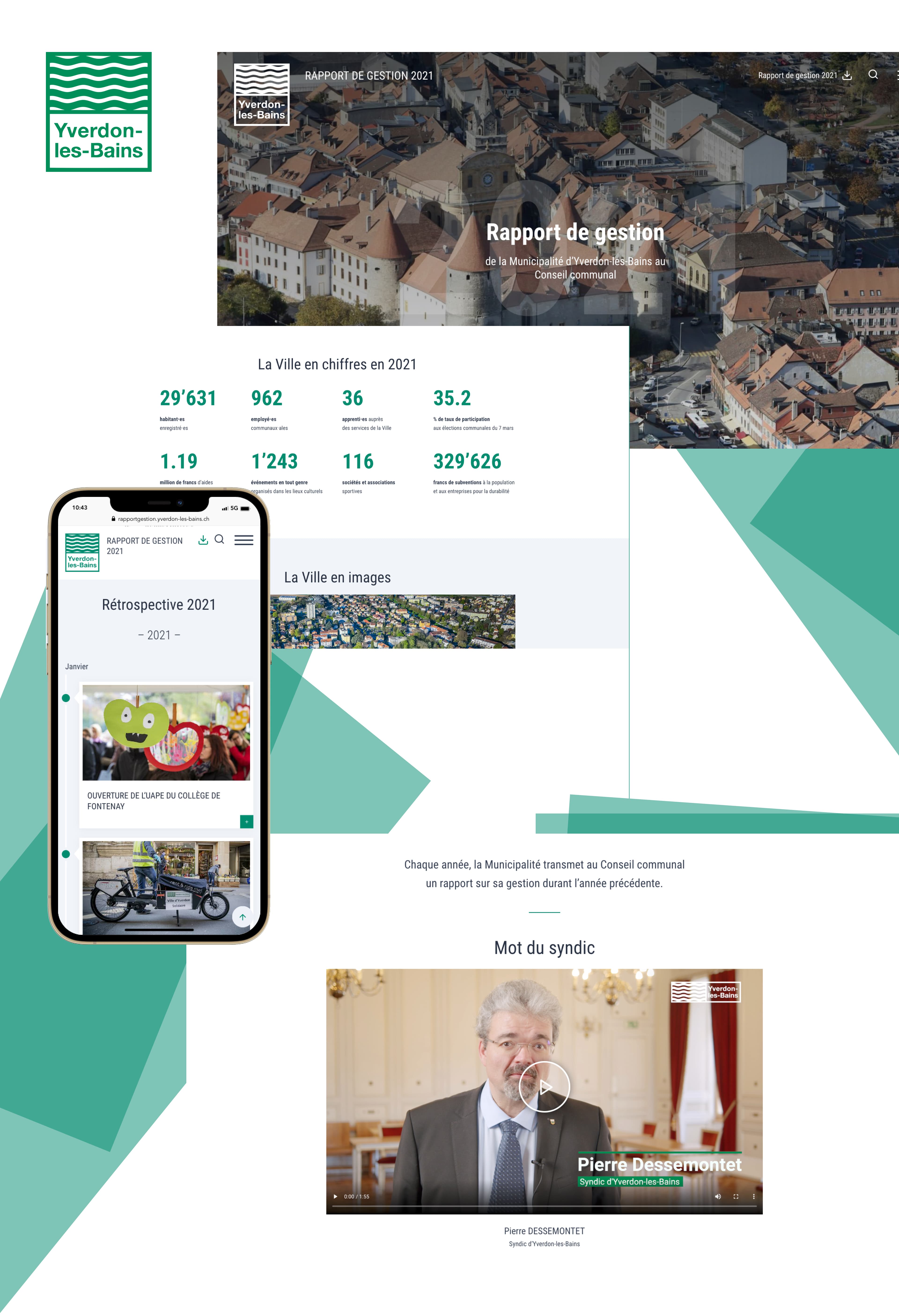 Rapport annuel Yverdon-les-Bains - WNG Agence Digitale